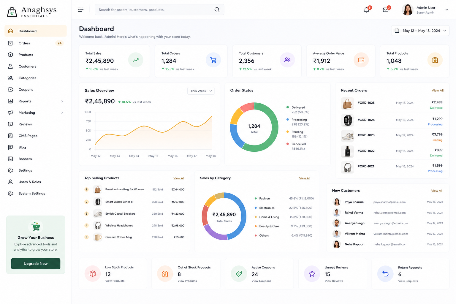 Seller Hub preview