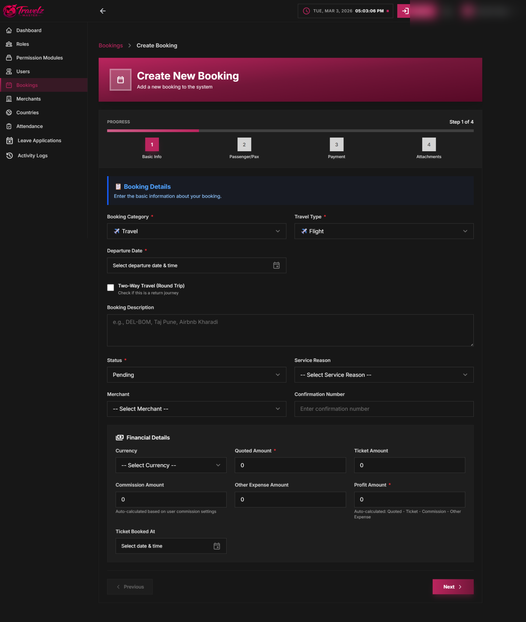 Travel + Invoice CRM Suite preview